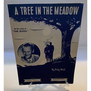 Vintage 1947Sheet Music A Tree In The Meadow Billy Reid Piano‎